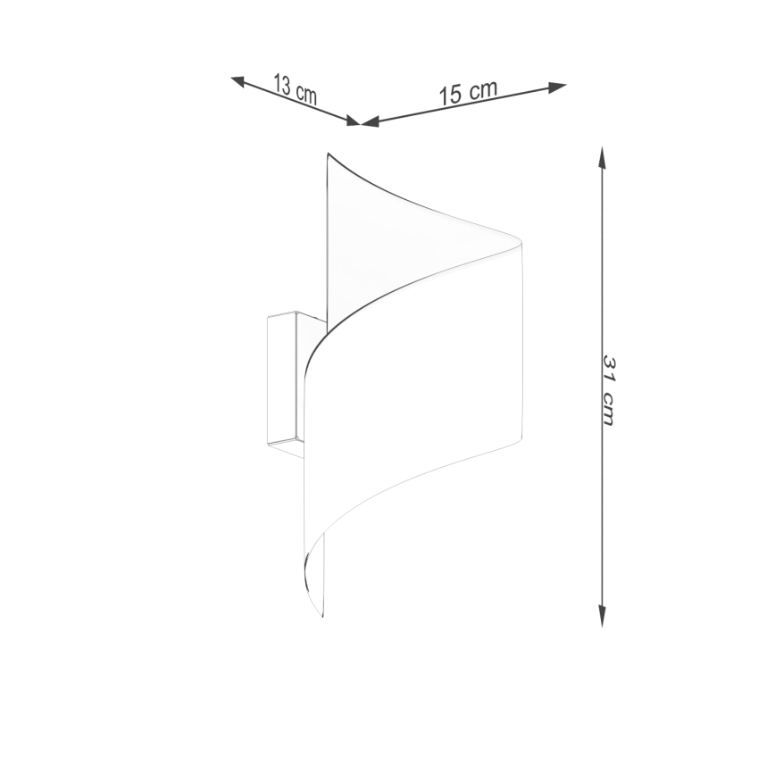 Wall light TALASSA 1xG9/8W/230V black