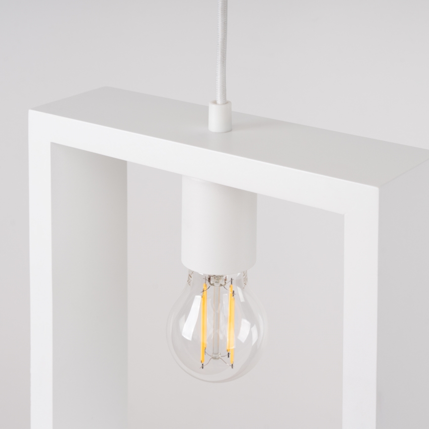Chandelier on a string ARIES 1xE27/15W/230V beech/white