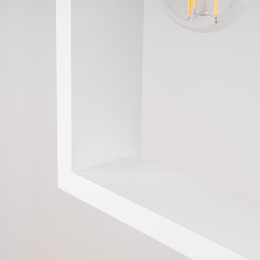 Chandelier on a string ARIES 1xE27/15W/230V beech/white