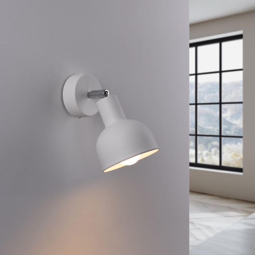 Wall spotlight ELBA 1xE27/15W/230V white