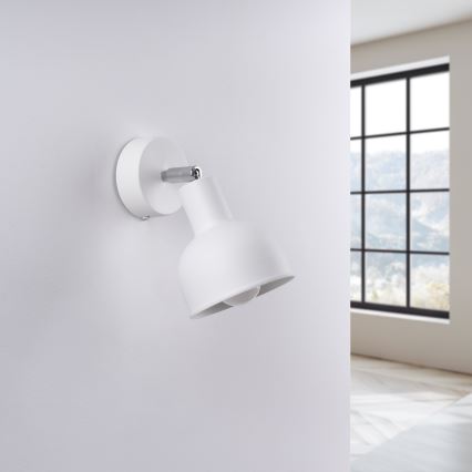 Wall spotlight ELBA 1xE27/15W/230V white