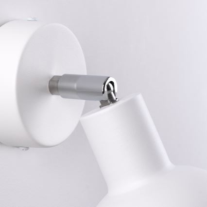 Wall spotlight ELBA 1xE27/15W/230V white