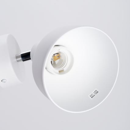 Wall spotlight ELBA 1xE27/15W/230V white