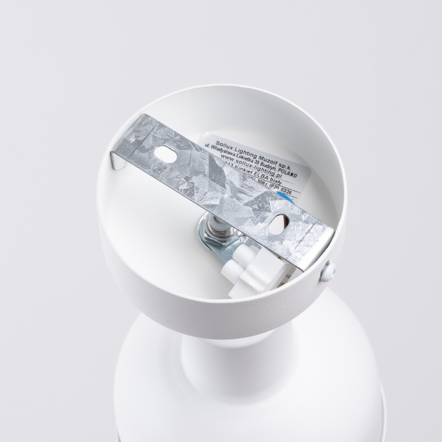 Wall spotlight ELBA 1xE27/15W/230V white
