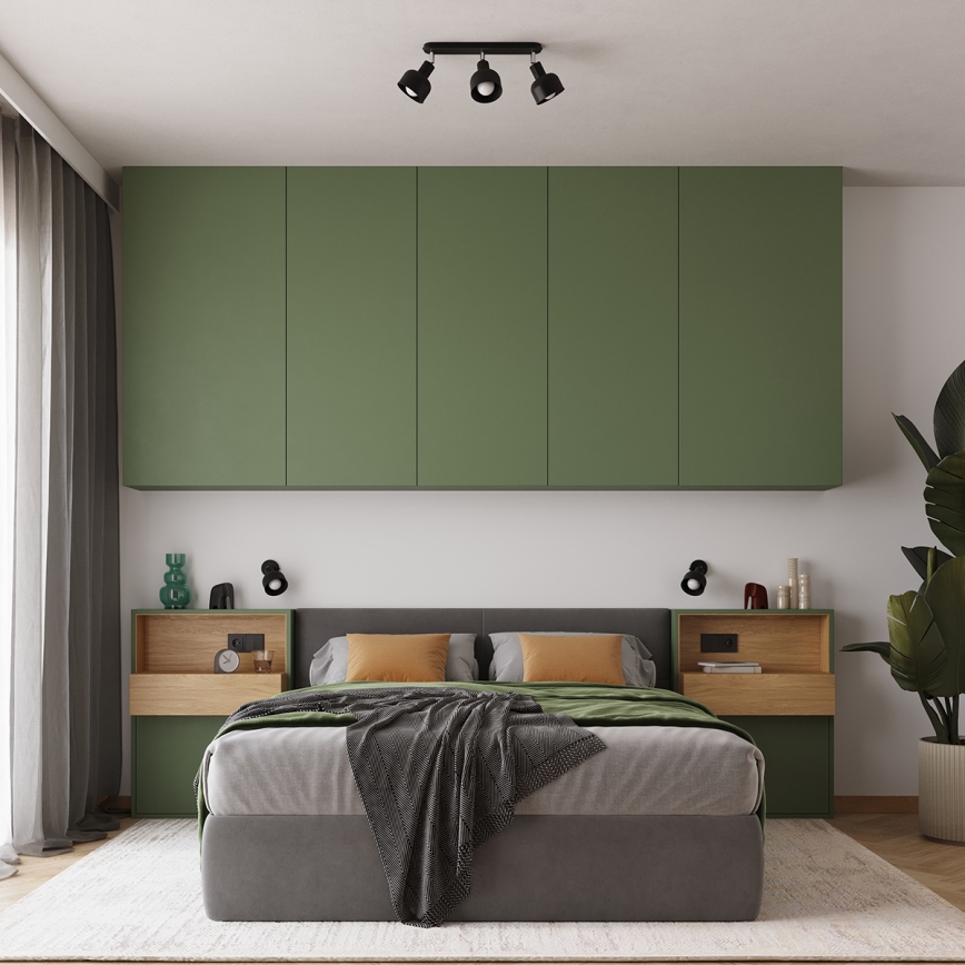 Wall spotlight ELBA 1xE27/15W/230V black
