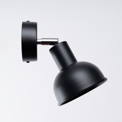 Wall spotlight ELBA 1xE27/15W/230V black