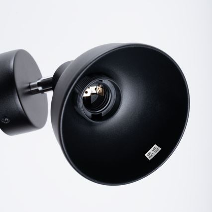 Wall spotlight ELBA 1xE27/15W/230V black