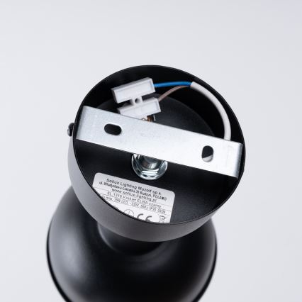 Wall spotlight ELBA 1xE27/15W/230V black