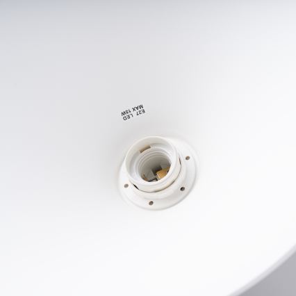 Chandelier on a string JAGA 1xE27/15W/230V d. 30 cm white