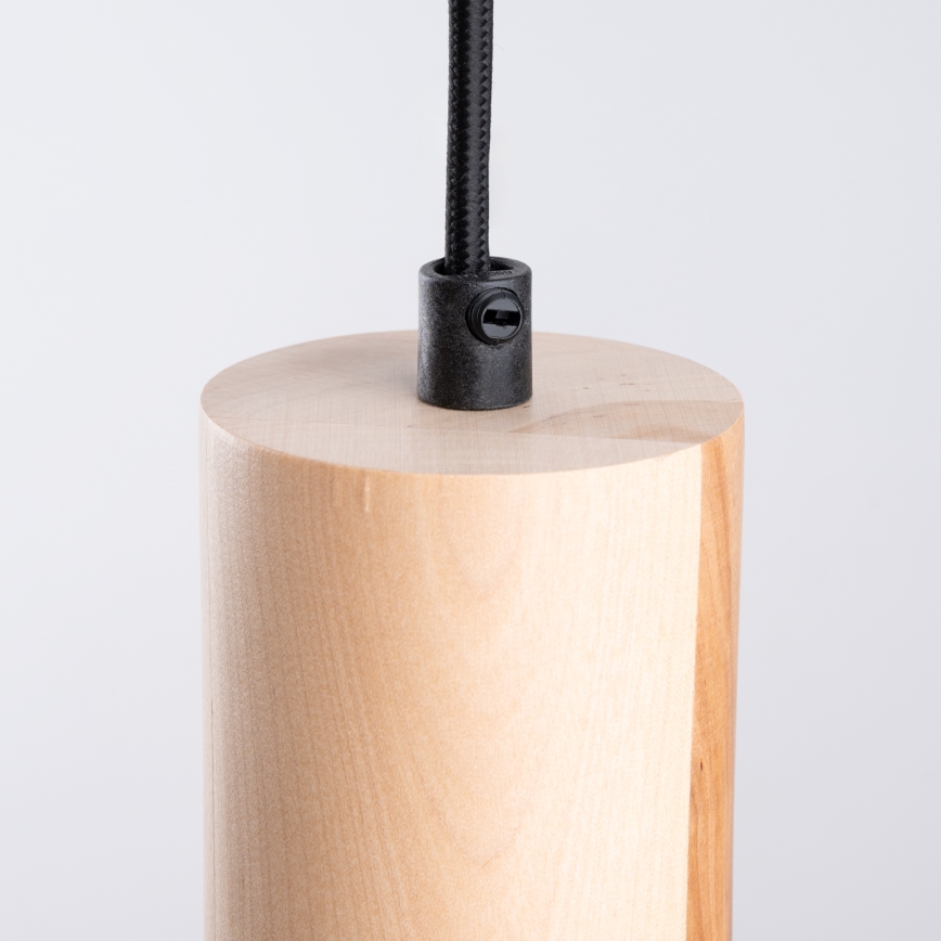 Chandelier on a string JAGA 1xE27/15W/230V d. 30 cm black