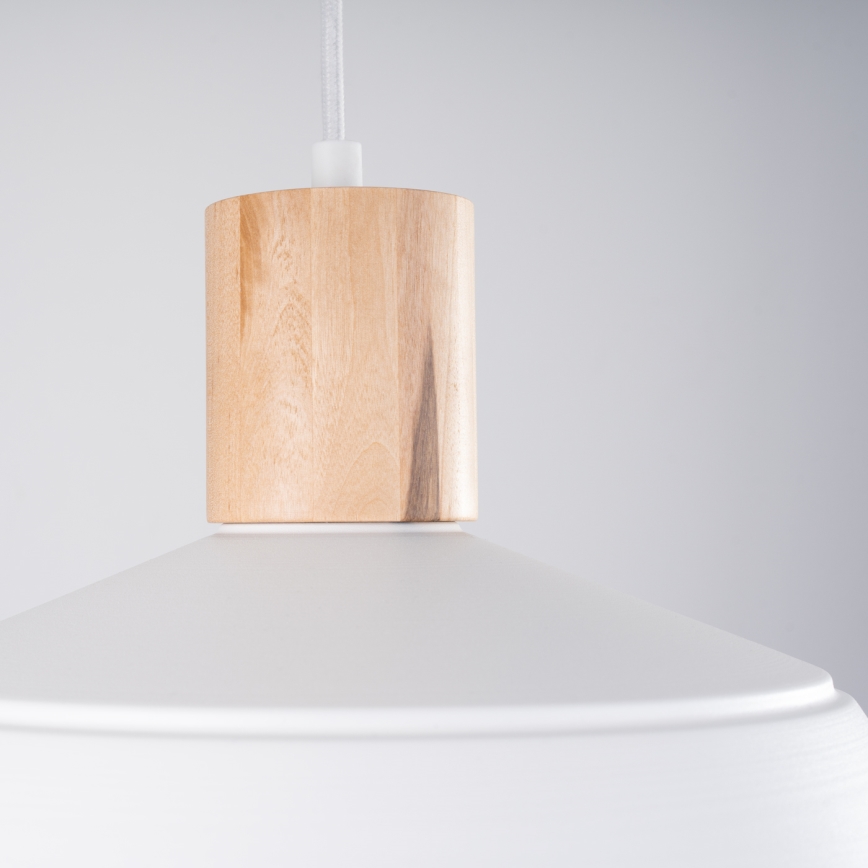Chandelier on a string FANO 1xE27/15W/230V d. 34 cm white