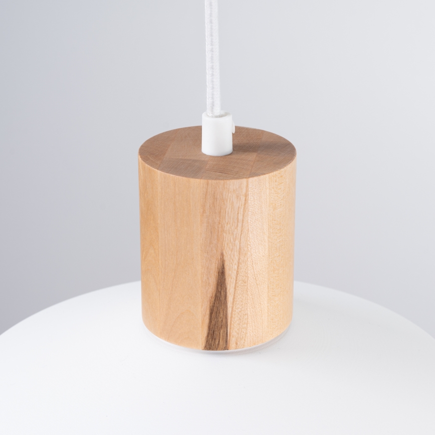 Chandelier on a string FANO 1xE27/15W/230V d. 34 cm white