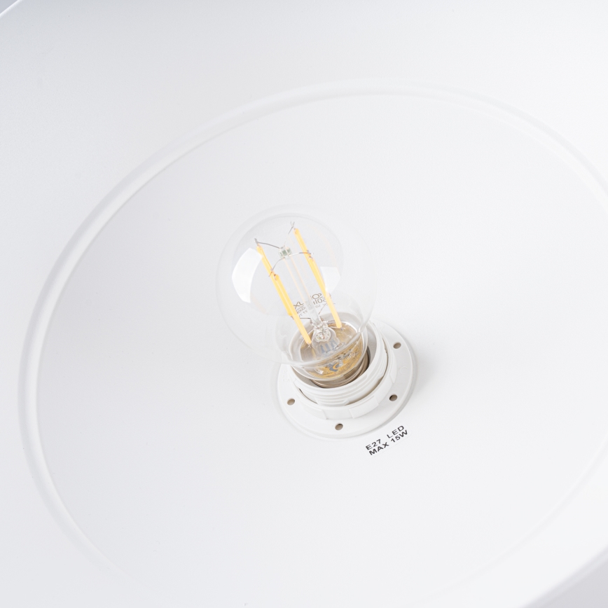 Chandelier on a string FANO 1xE27/15W/230V d. 34 cm white
