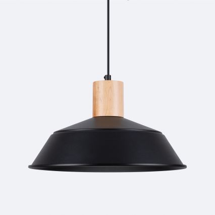 Chandelier on a string FANO 1xE27/15W/230V d. 34 cm black