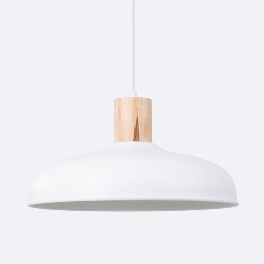 Chandelier on a string INDY 1xE27/15W/230V d. 38 cm white