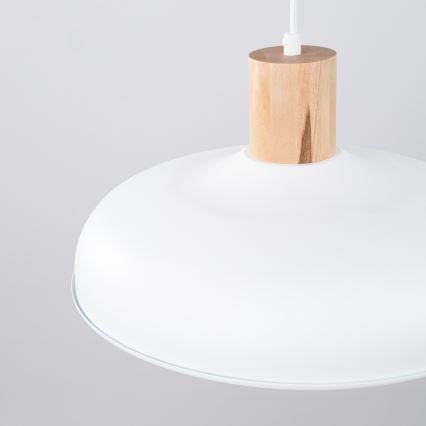 Chandelier on a string INDY 1xE27/15W/230V d. 38 cm white