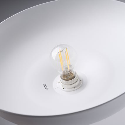 Chandelier on a string INDY 1xE27/15W/230V d. 38 cm white