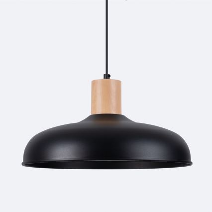 Chandelier on a string INDY 1xE27/15W/230V d. 38 cm black