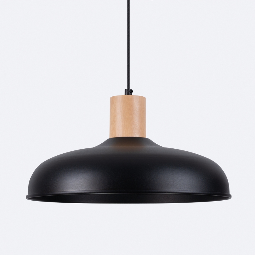 Chandelier on a string INDY 1xE27/15W/230V d. 38 cm black