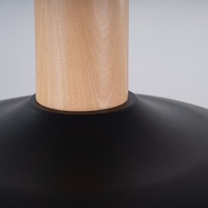 Chandelier on a string INDY 1xE27/15W/230V d. 38 cm black