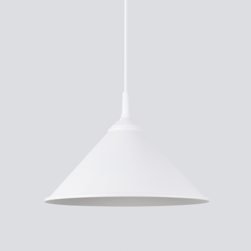 Chandelier on a string ZUMA 1xE27/15W/230V d. 30 cm white