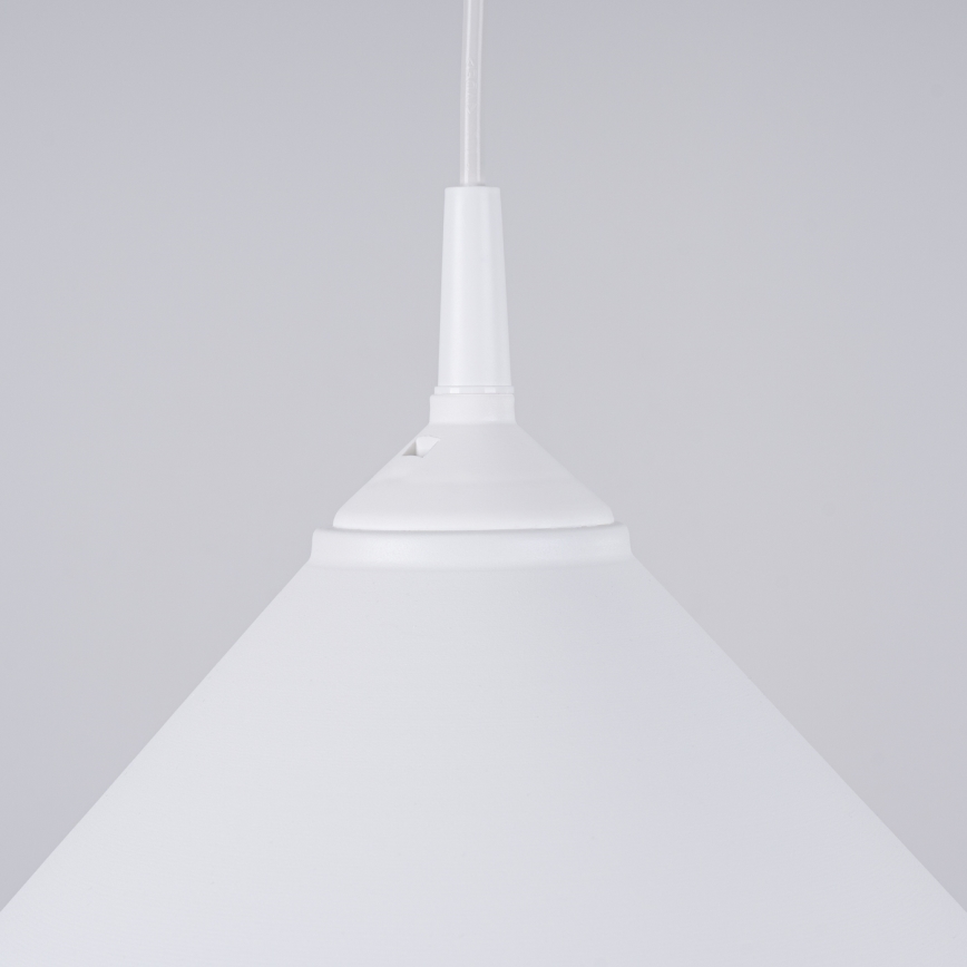 Chandelier on a string ZUMA 1xE27/15W/230V d. 30 cm white