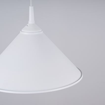 Chandelier on a string ZUMA 1xE27/15W/230V d. 30 cm white