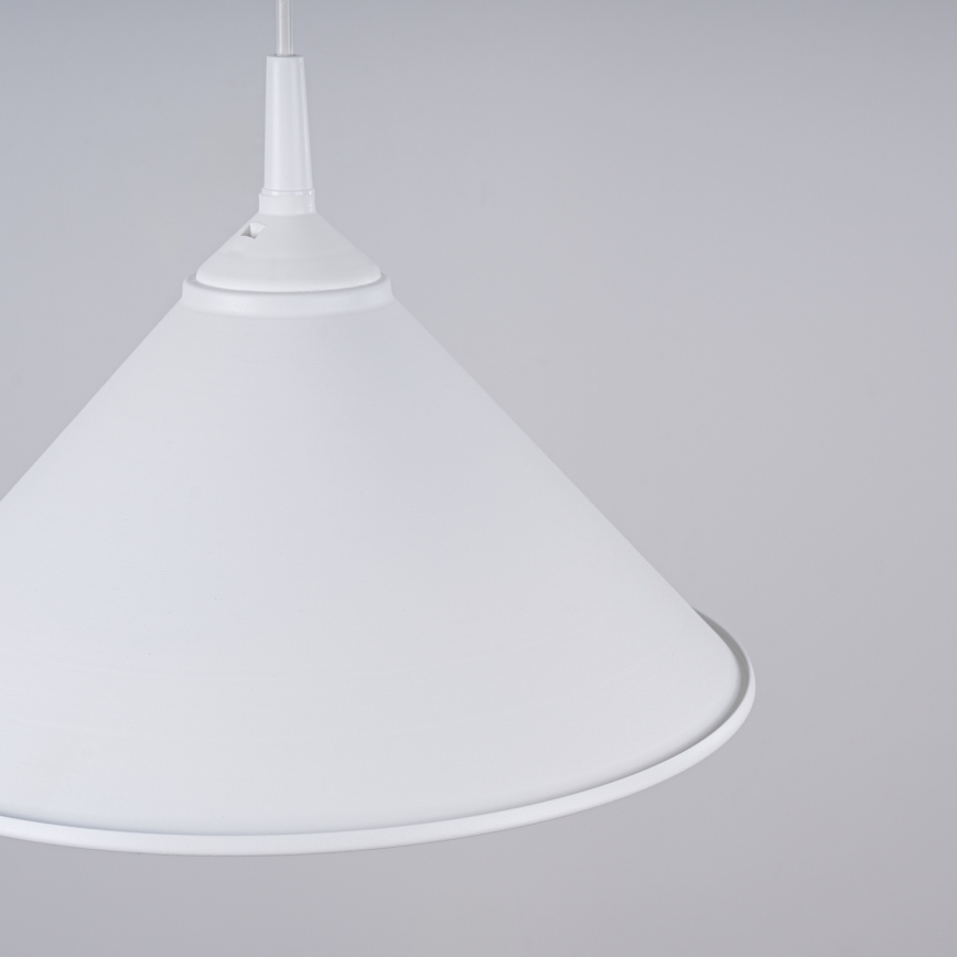 Chandelier on a string ZUMA 1xE27/15W/230V d. 30 cm white
