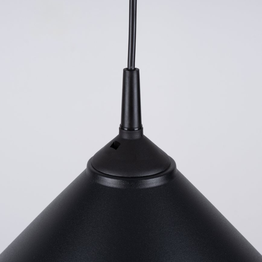 Chandelier on a string ZUMA 1xE27/15W/230V d. 30 cm black