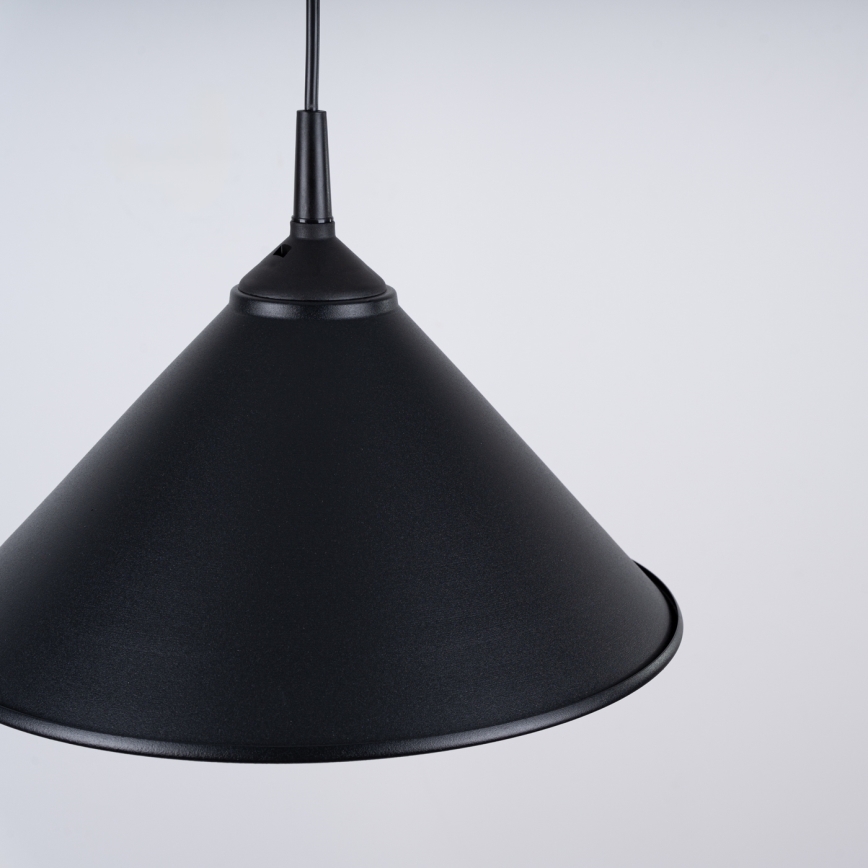 Chandelier on a string ZUMA 1xE27/15W/230V d. 30 cm black