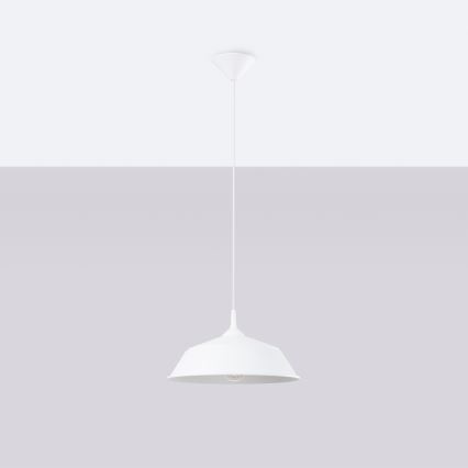 Chandelier on a string FRIKA 1xE27/15W/230V d. 34 cm white