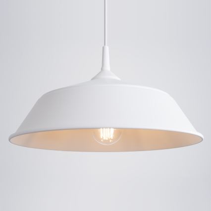 Chandelier on a string FRIKA 1xE27/15W/230V d. 34 cm white