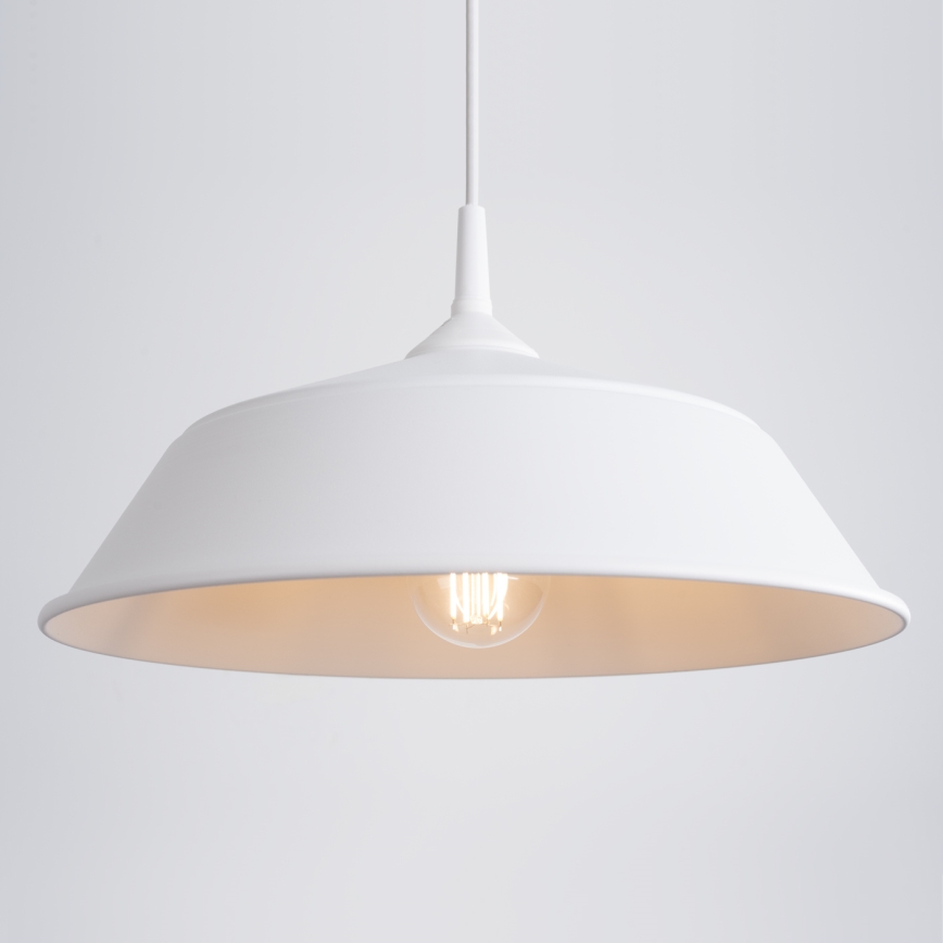 Chandelier on a string FRIKA 1xE27/15W/230V d. 34 cm white