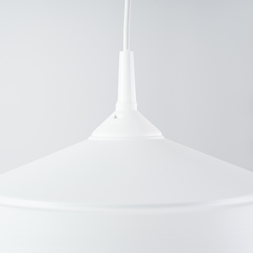 Chandelier on a string FRIKA 1xE27/15W/230V d. 34 cm white