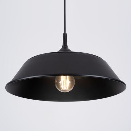Chandelier on a string FRIKA 1xE27/15W/230V d. 34 cm black