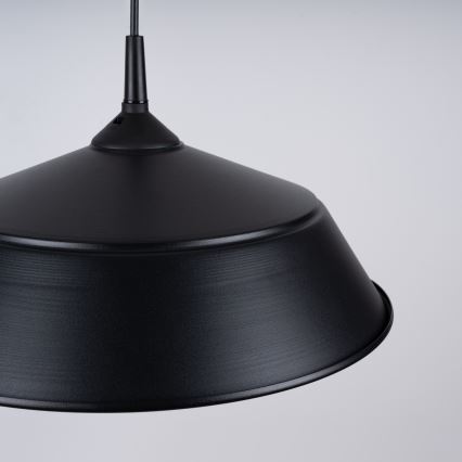 Chandelier on a string FRIKA 1xE27/15W/230V d. 34 cm black