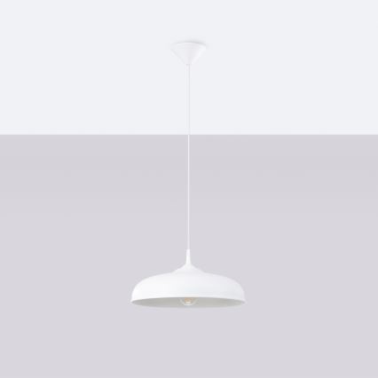 Chandelier on a string GINA 1xE27/15W/230V d. 38 cm white