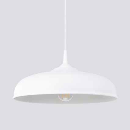 Chandelier on a string GINA 1xE27/15W/230V d. 38 cm white