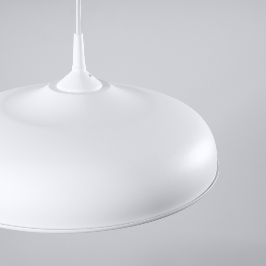 Chandelier on a string GINA 1xE27/15W/230V d. 38 cm white