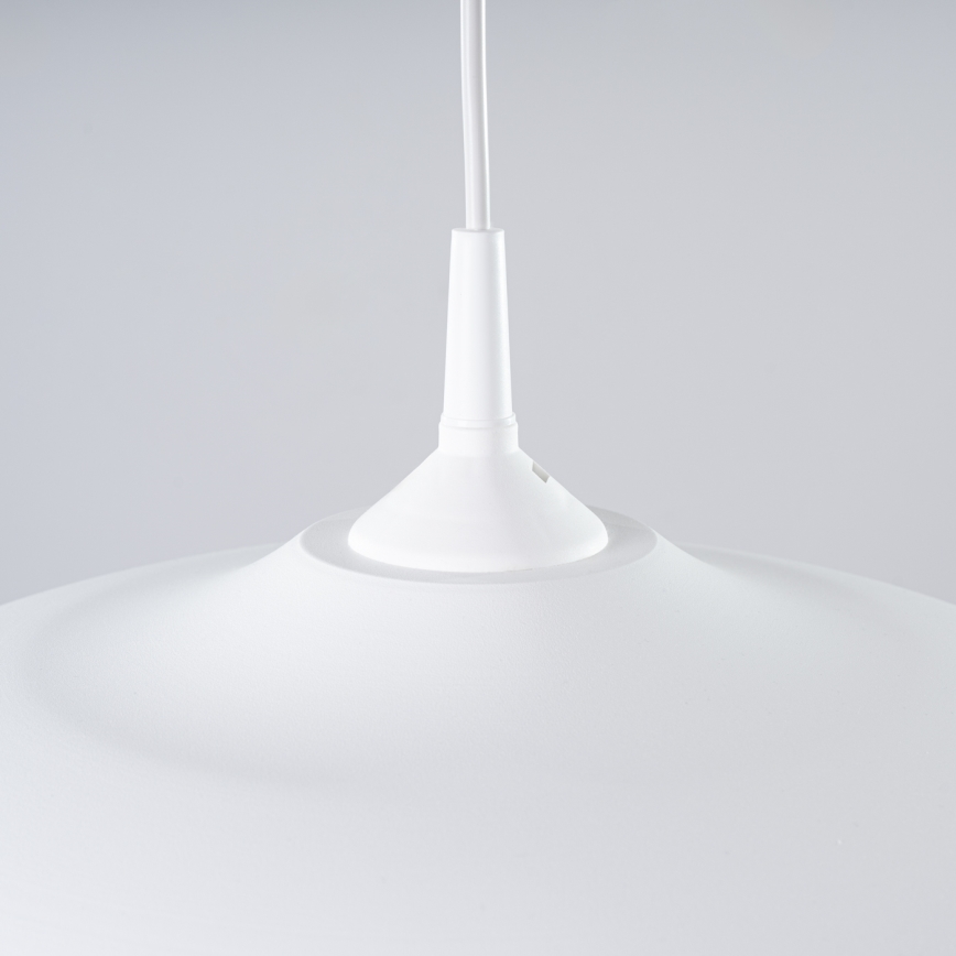 Chandelier on a string GINA 1xE27/15W/230V d. 38 cm white