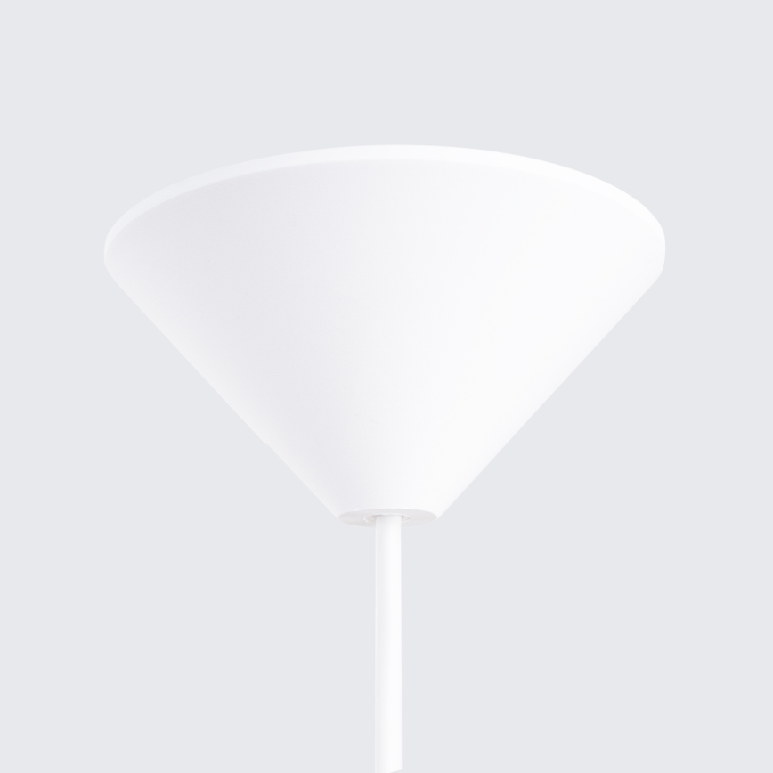 Chandelier on a string GINA 1xE27/15W/230V d. 38 cm white