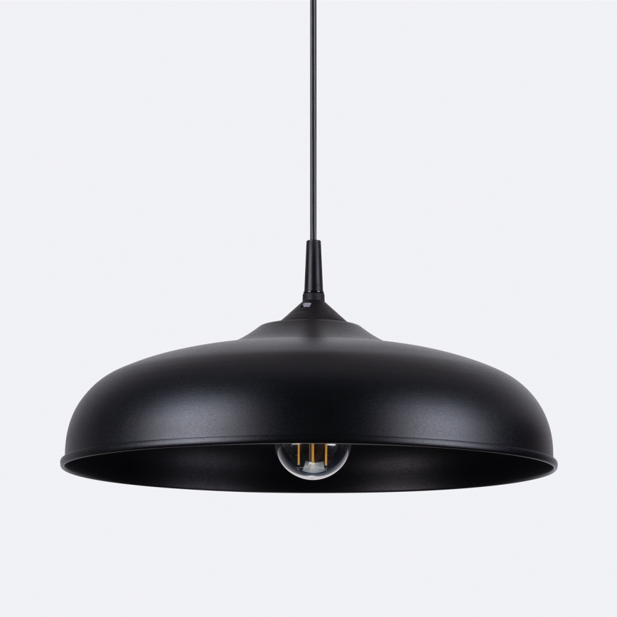 Chandelier on a string GINA 1xE27/15W/230V d. 38 cm black