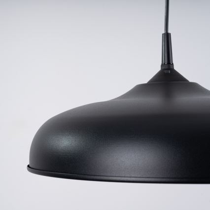 Chandelier on a string GINA 1xE27/15W/230V d. 38 cm black