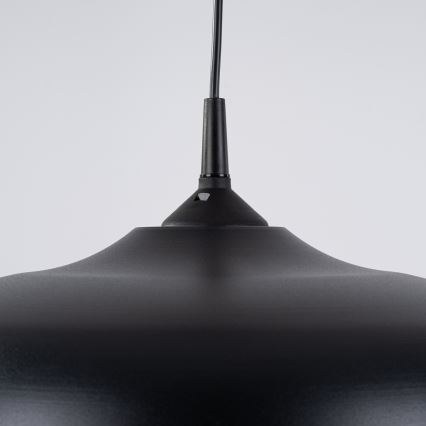 Chandelier on a string GINA 1xE27/15W/230V d. 38 cm black