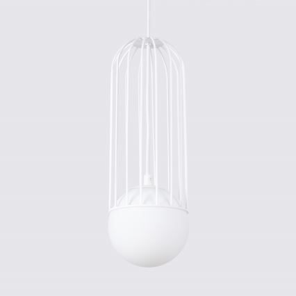 Chandelier on a string BRINA 1xG9/8W/230V white