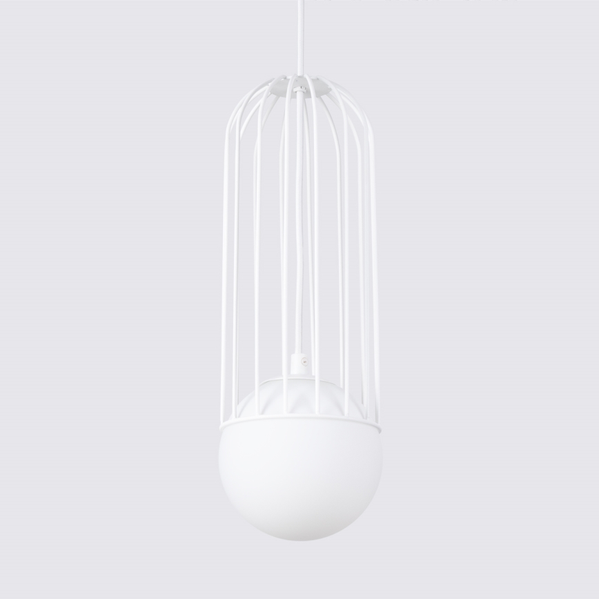 Chandelier on a string BRINA 1xG9/8W/230V white