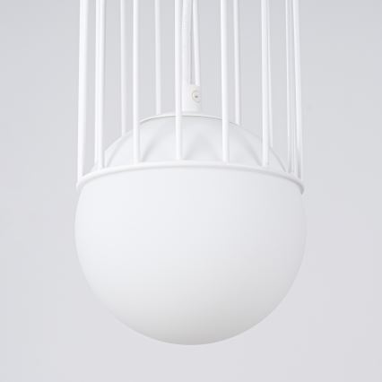 Chandelier on a string BRINA 1xG9/8W/230V white