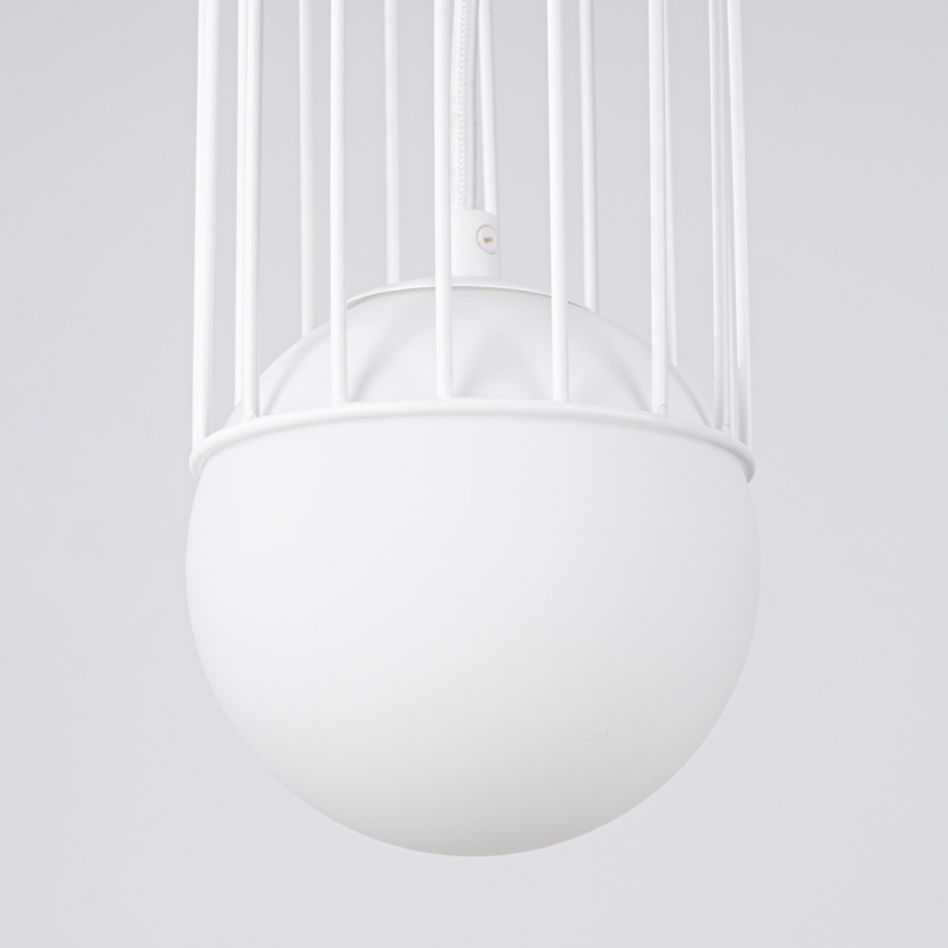 Chandelier on a string BRINA 1xG9/8W/230V white