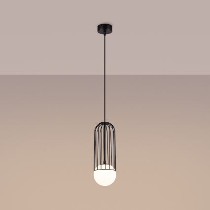 Chandelier on a string BRINA 1xG9/8W/230V black