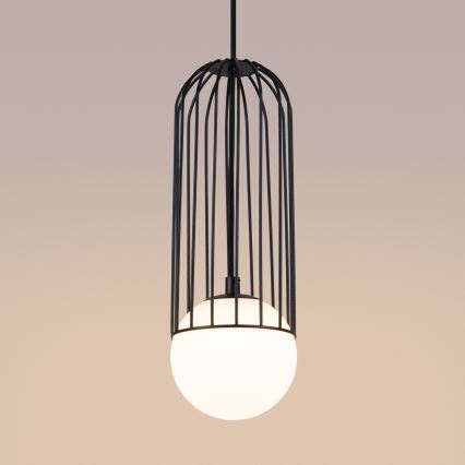 Chandelier on a string BRINA 1xG9/8W/230V black